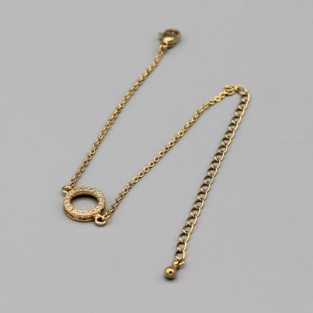 Jewelry bracelet round circle of life dainty elegant minimalist sparkly sparkle